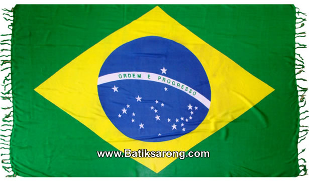 Brazil Flag Sarong