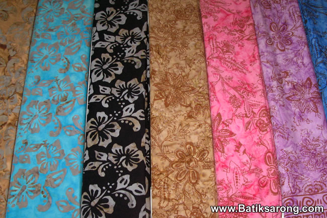 Batik Sarongs Java Indonesia