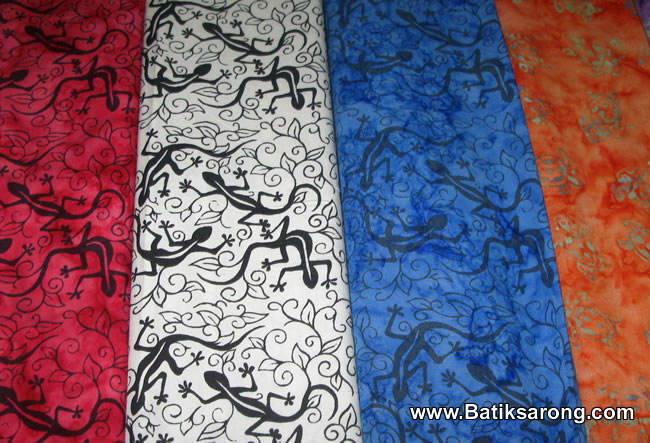 Batik Sarongs Producers Indonesia