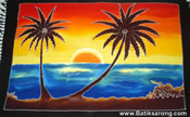 Sarongs with handpainted with African Style