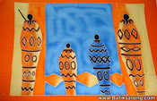 Sarongs with handpainted with African Style