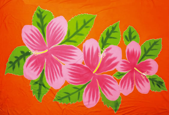 HP13-1 Handpainted Batik Sarong Factory from Bali 