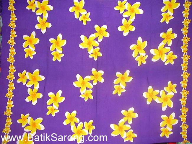 Rayon Textile Sarongs Made in Indonesia