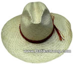 Women Hats made of Straw and Pandanus Fibers Hats Summer Spring from Indonesia