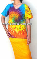 Tie dye shirts from Bali Indonesia tie dye clothing t-shirts